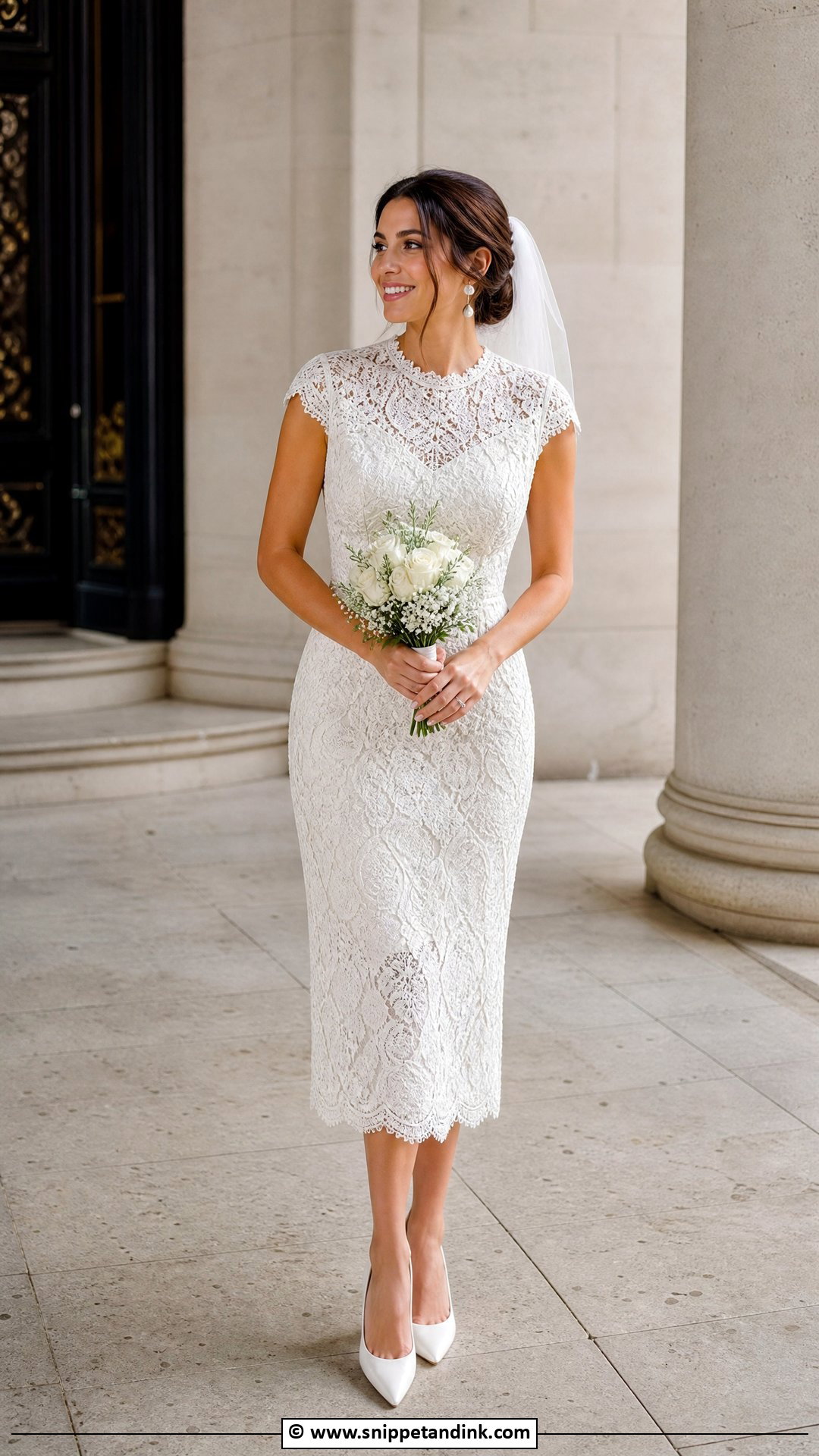 Lace Courthouse Wedding Dress - Snippet and Ink - 35 Lace Styles for Wedding