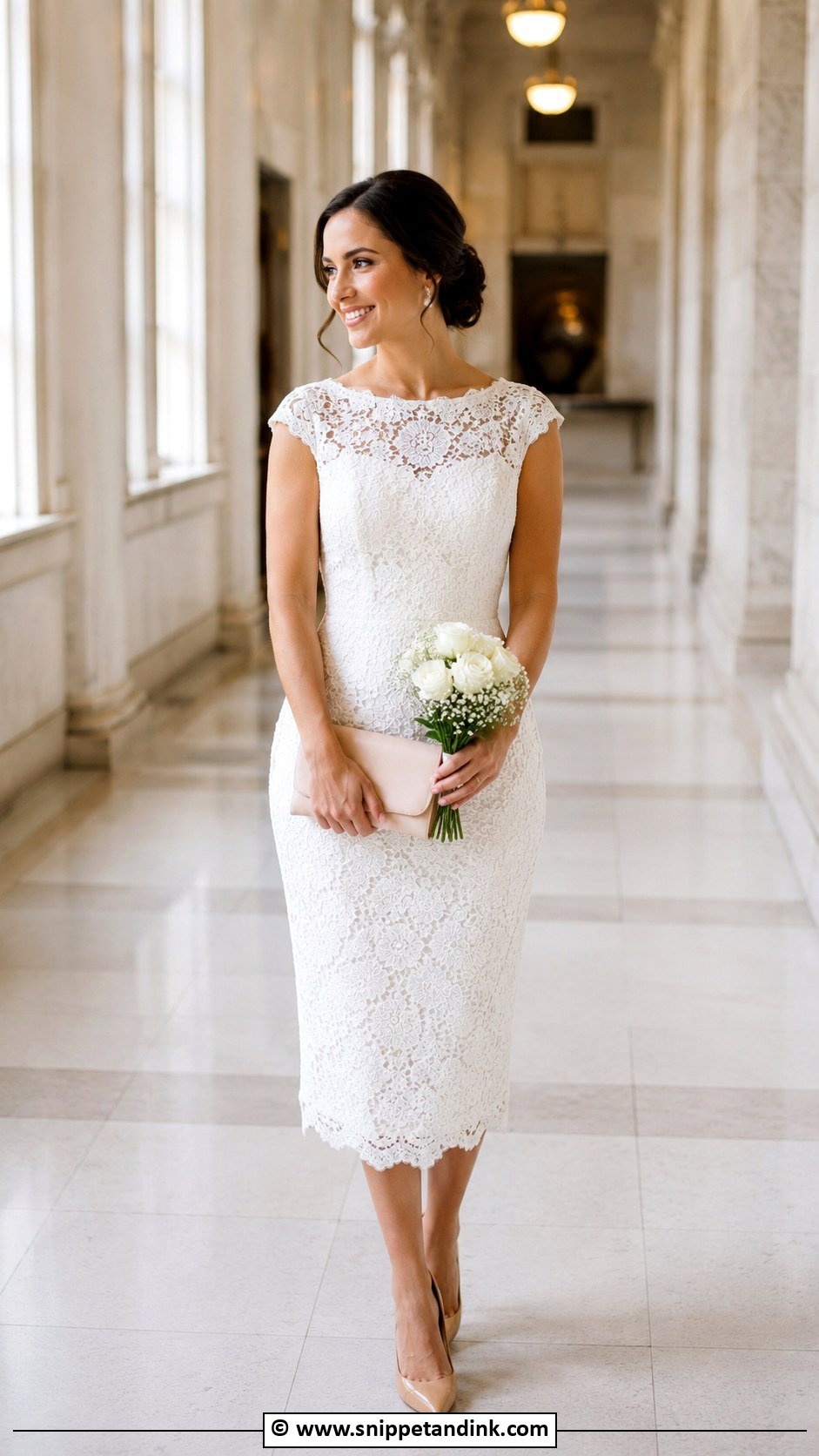 Lace Courthouse Wedding Dress - Snippet and Ink - 30 Courthouse Wedding Dress Civil Ceremony Ideas