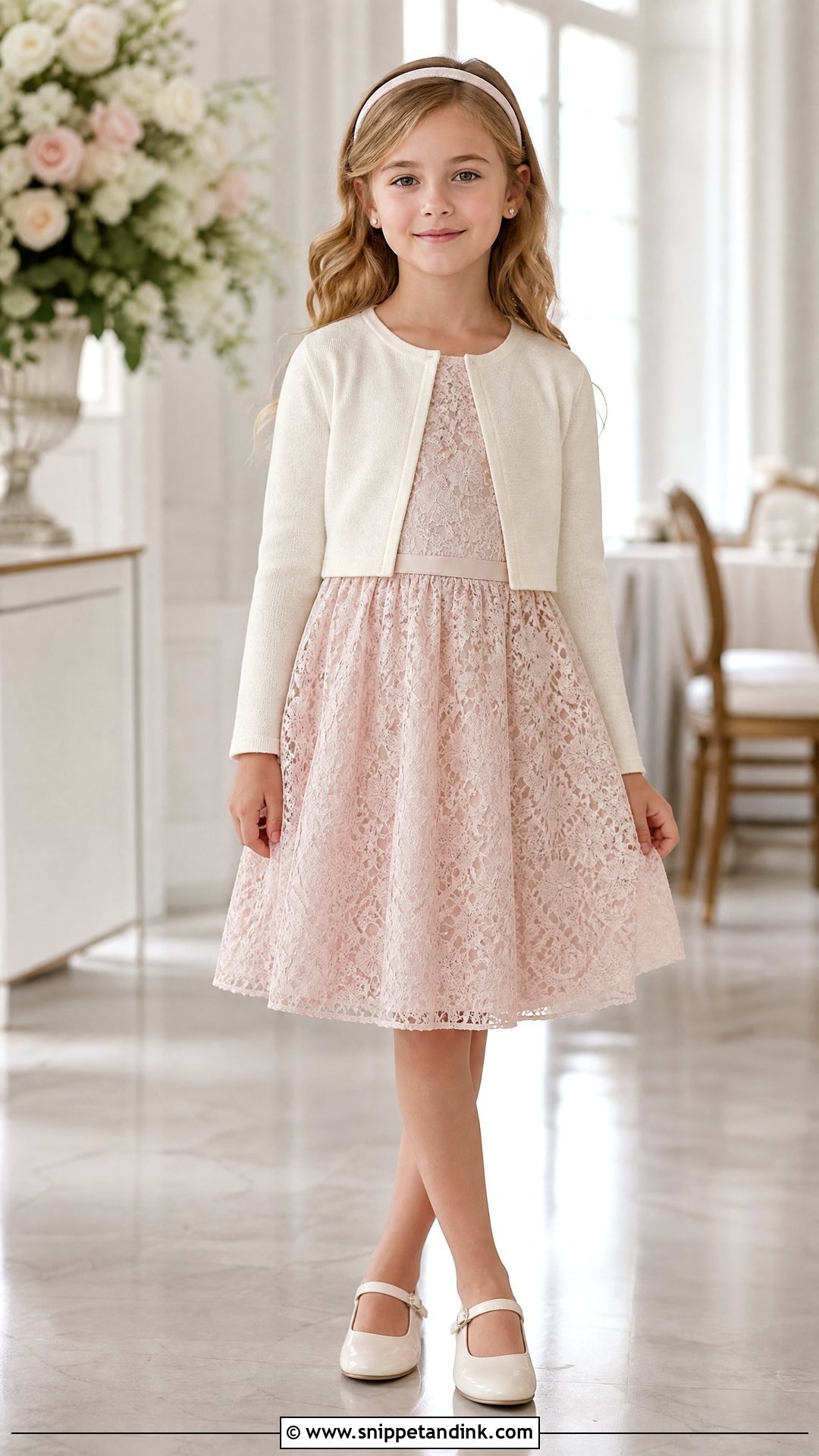 Lace Dress Wedding Outfit - Snippet and Ink - 25 Girls Wedding Outfit Ideas