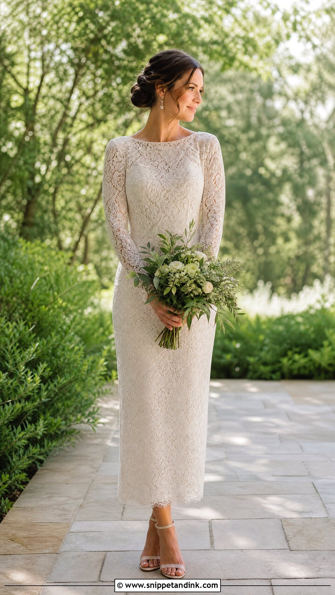 Lace Elopement Dress - Snippet and Ink - 25 Elopement Outfit Ideas