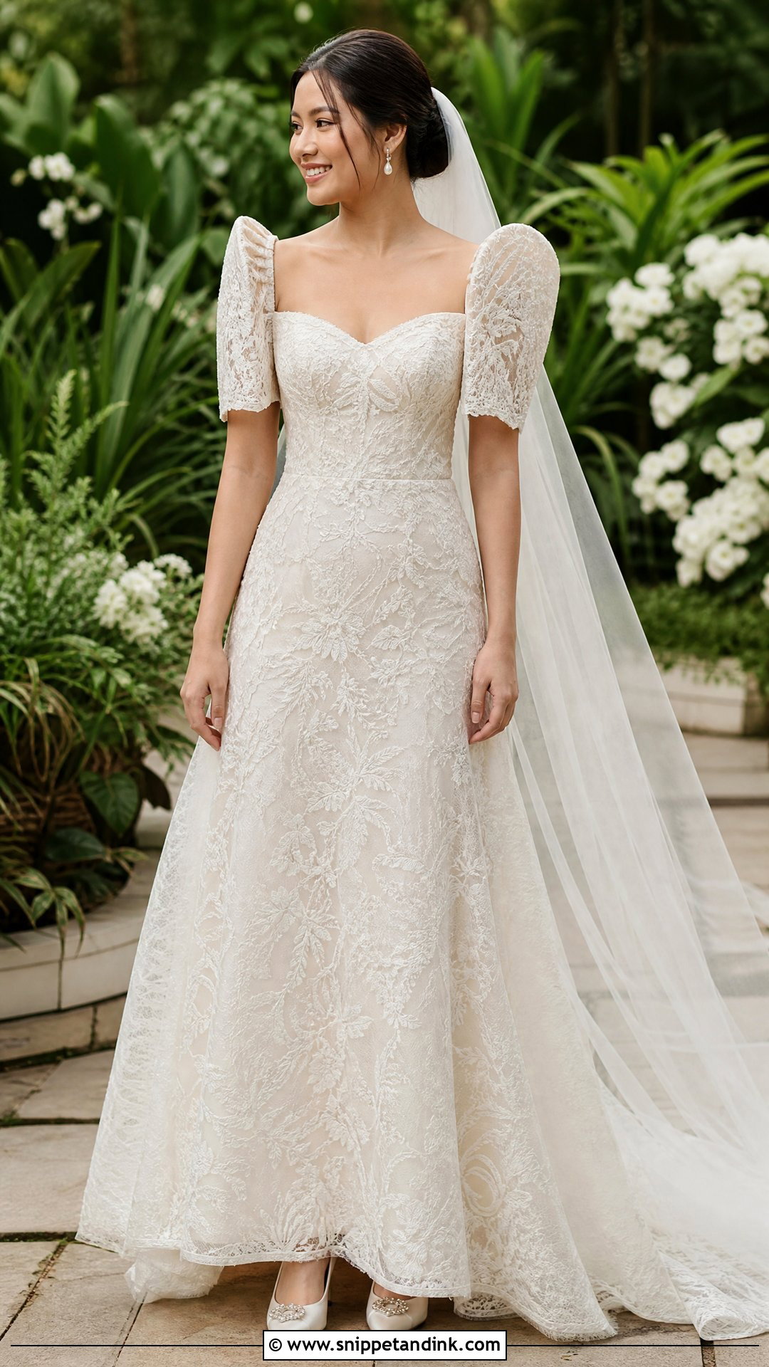 Lace Filipiniana Wedding Dress - Snippet and Ink - 25 Filipino Wedding Dress Ideas