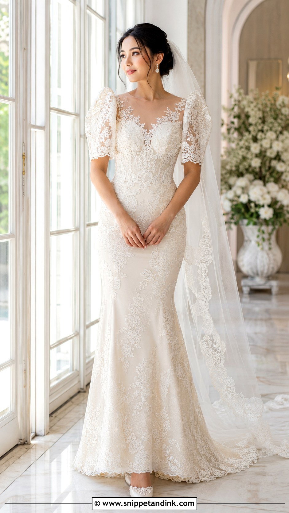 Lace Filipiniana Wedding Gown - Snippet and Ink - 20 Modern Filipiniana Wedding Gown Ideas
