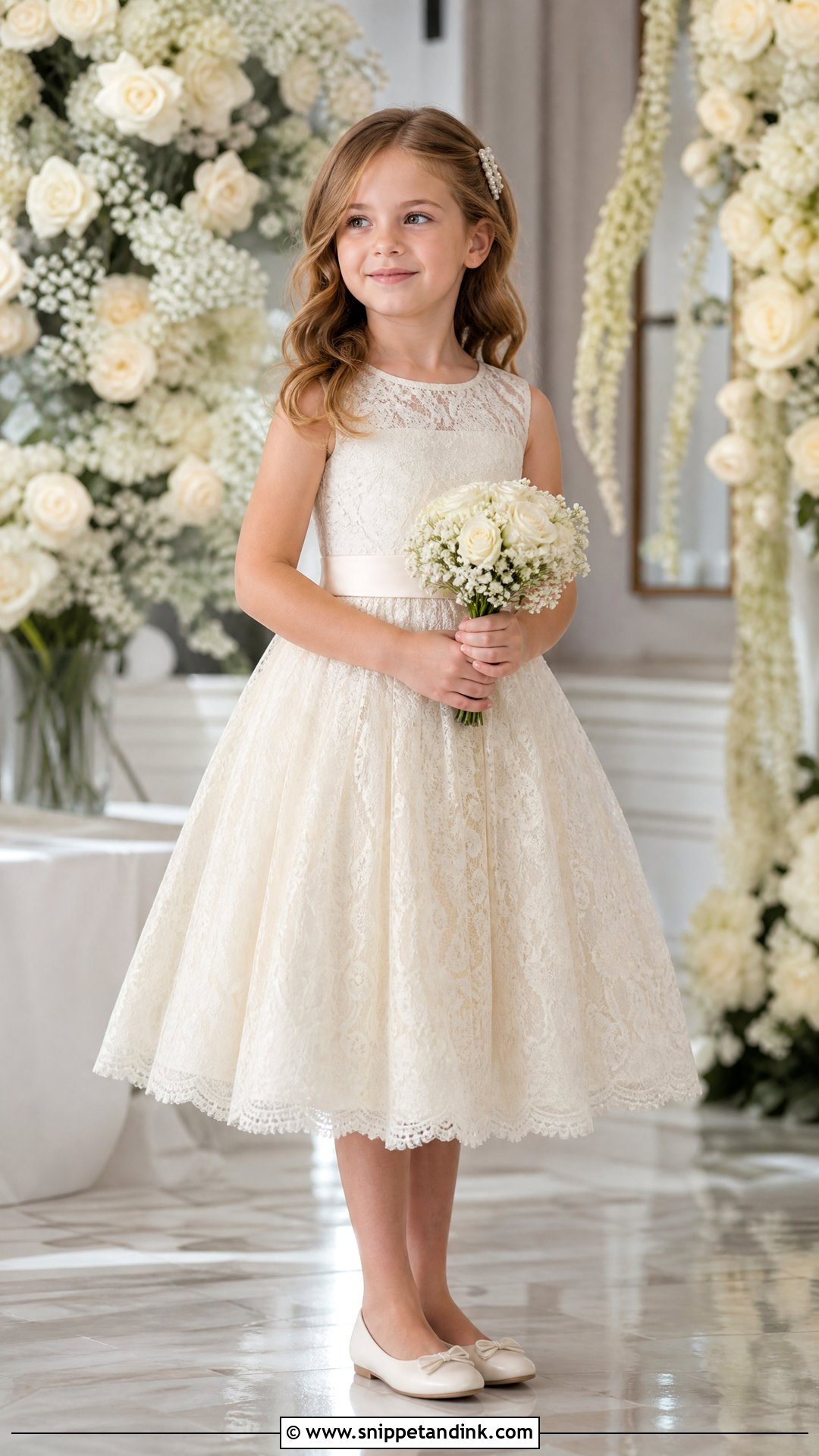 Lace Flower Girl Dress - Snippet and Ink - 25 Flowergirls Wedding Dresses