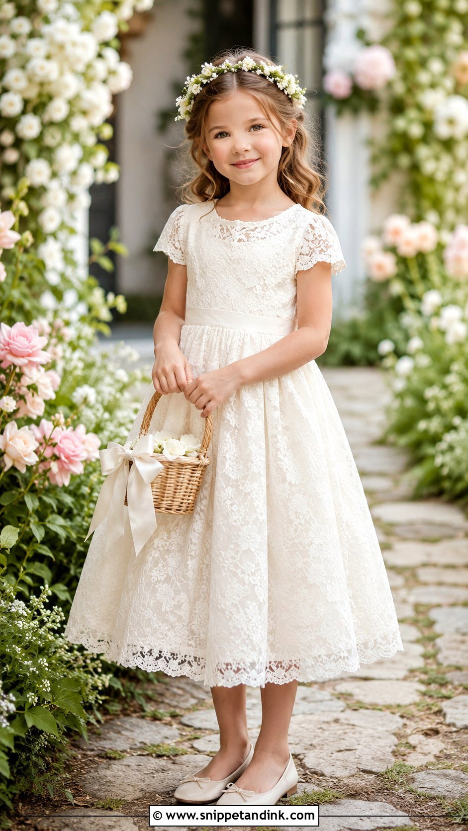 Lace Flower Girl Dress - Snippet and Ink - 25 Wedding Dress for Girls Ideas