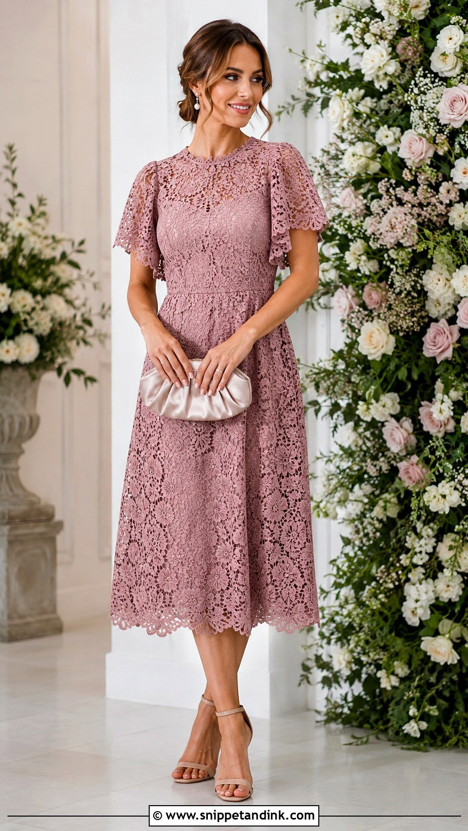 Lace Frock For Wedding Guest - Snippet and Ink - 25 Party Frocks for Women Wedding Ideas