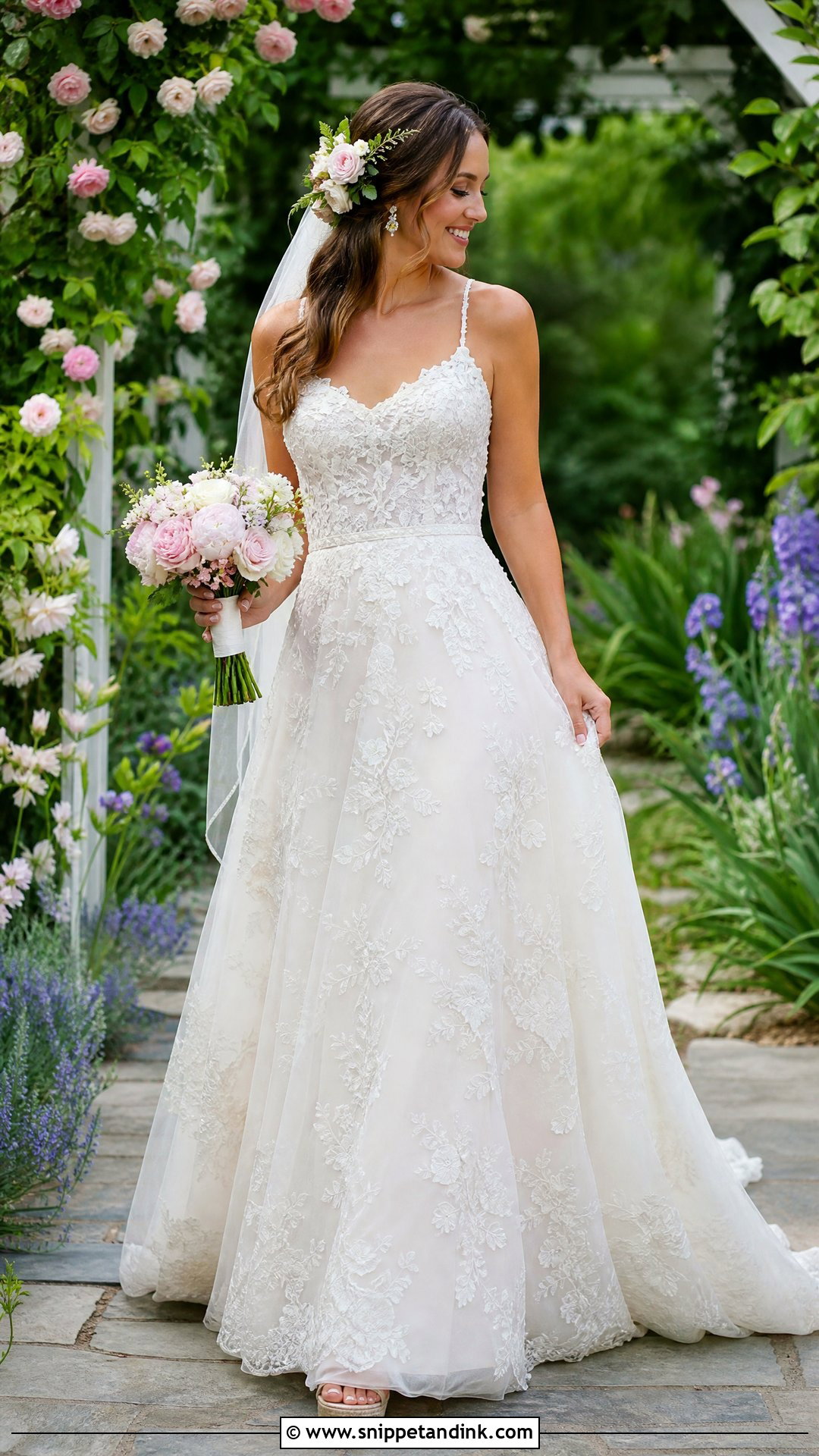Lace Garden Wedding Dress - Snippet and Ink - 20 Wedding Dress for Outdoor Wedding Ideas