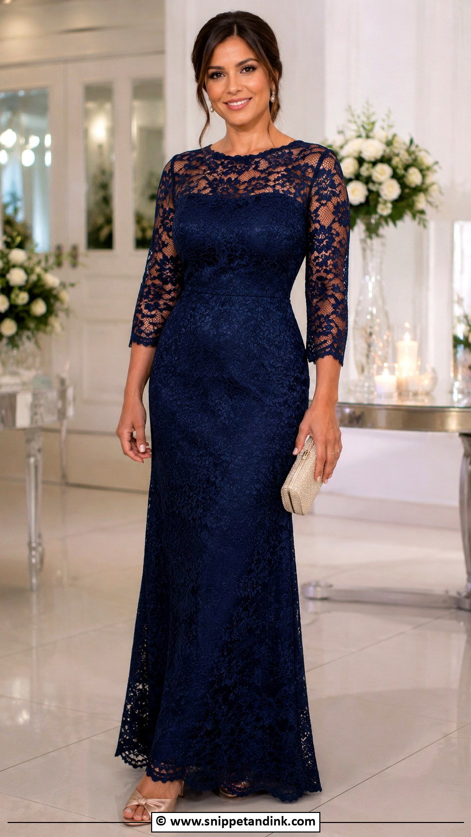 Lace Gown Outfit - Snippet and Ink - 30 Gown Ideas