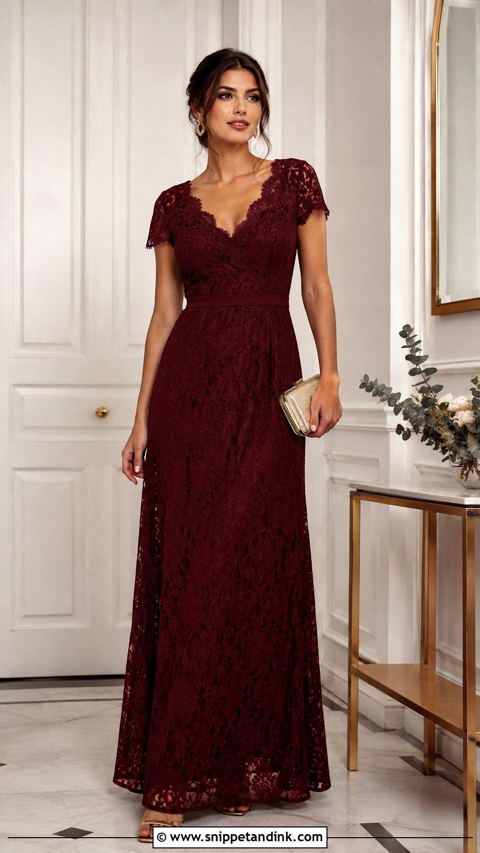 Lace Gown With Train - Snippet and Ink - 25 Beautiful Lace Gown Styles