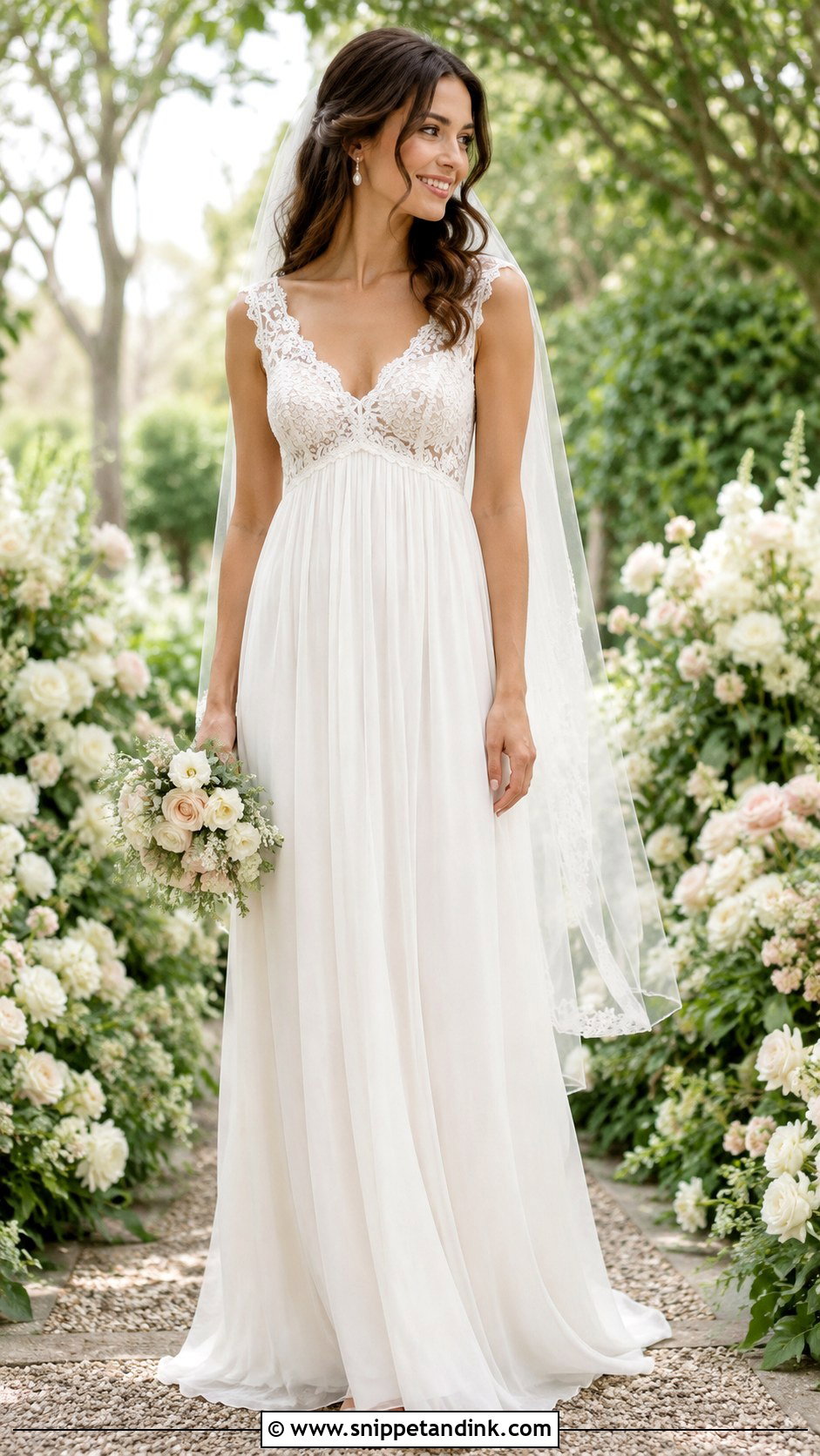 Lace Grecian Wedding Dress - Snippet and Ink - 25 Grecian Wedding Dress Ideas