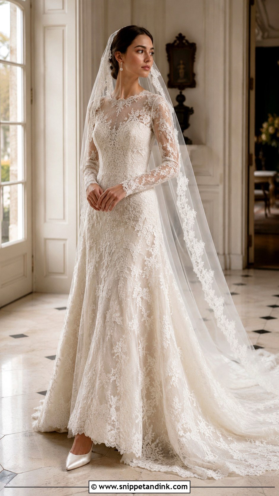 Lace Haute Couture Wedding Dress - Snippet and Ink - 25 Haute Couture Wedding Dress Ideas