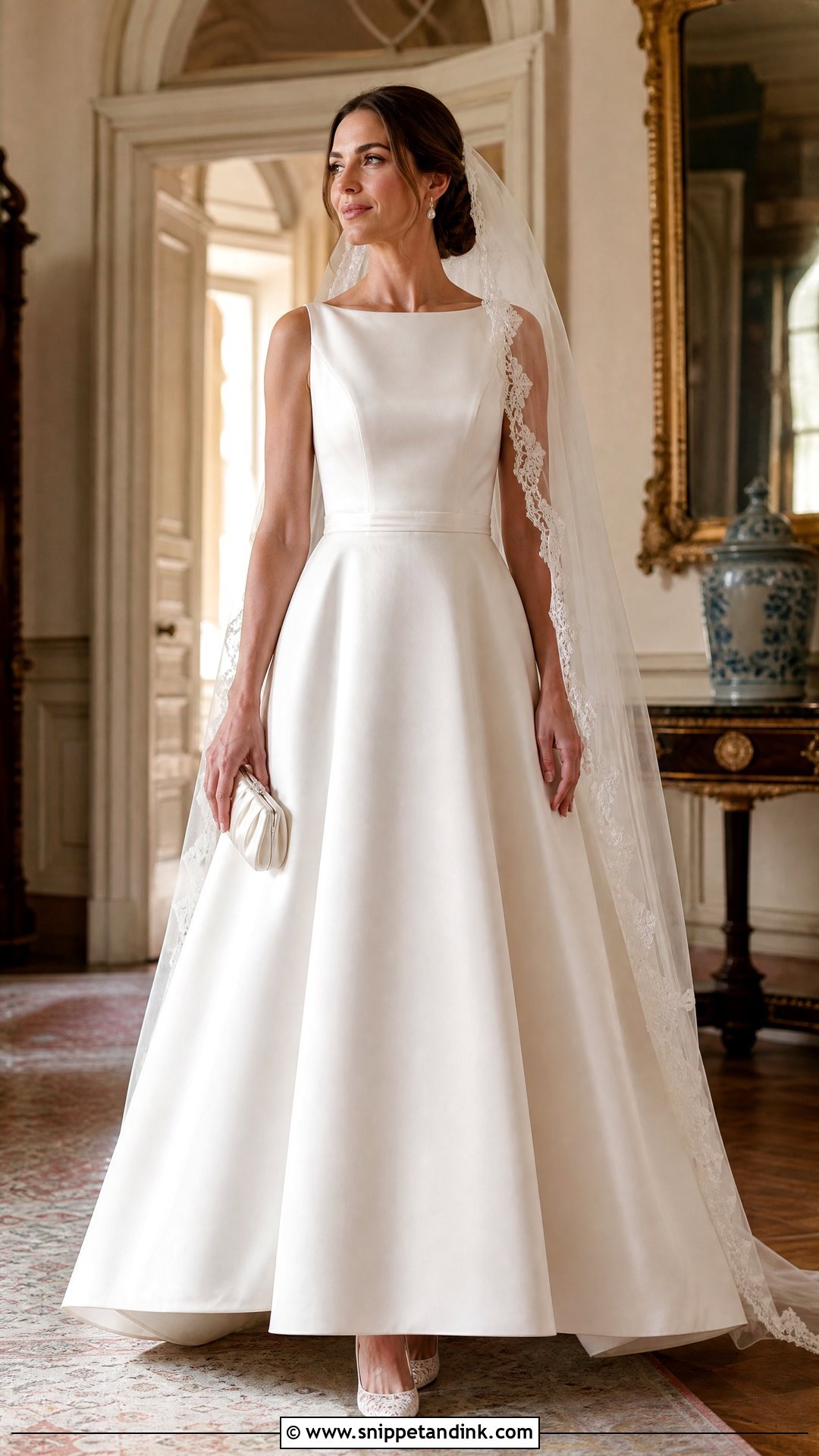 Lace High Heels With Satin Wedding Dress - Snippet and Ink - 20 Wedding High Heels Brides Ideas