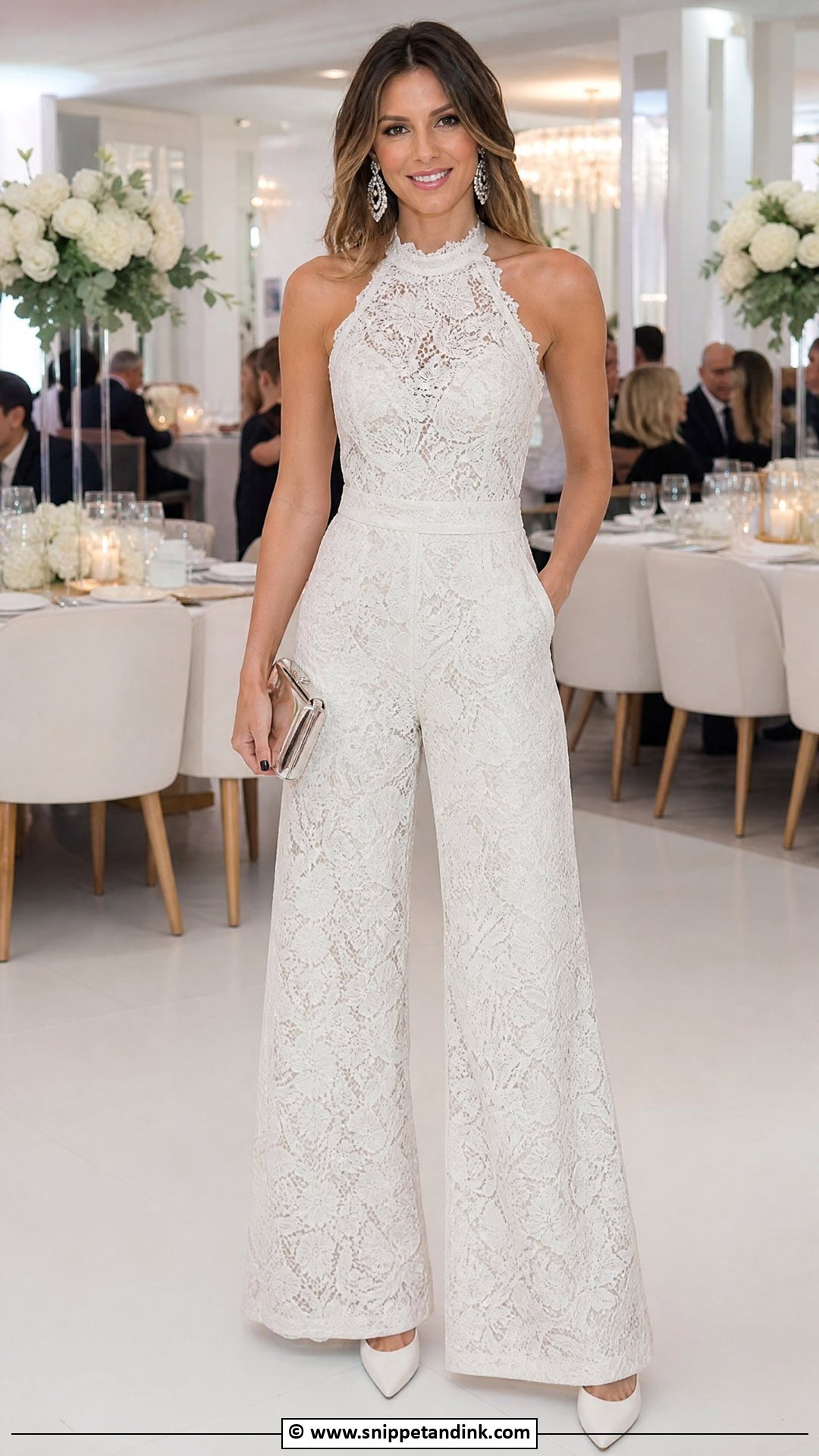Lace Jumpsuit For Wedding - Snippet and Ink - 35 Latest Lace Styles for Wedding