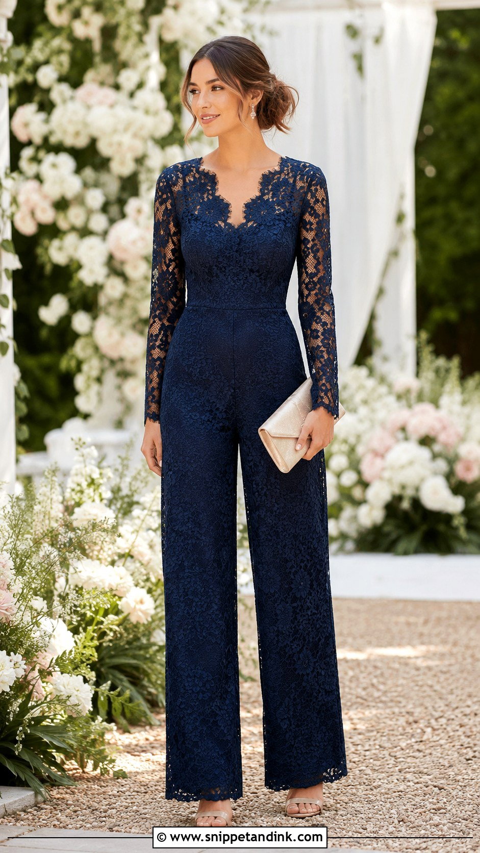 Lace Jumpsuit Wedding Outfit - Snippet and Ink - 25 Jumpsuit Wedding Outfit Ideas