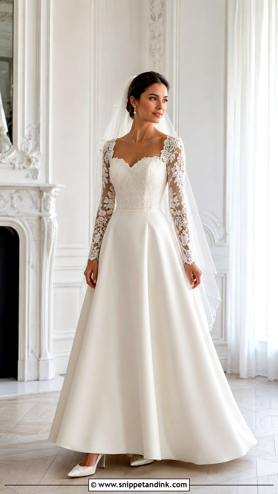 Lace Long Sleeves for a Wedding Dress - Snippet and Ink - 20 Adding Sleeves to Wedding Dress