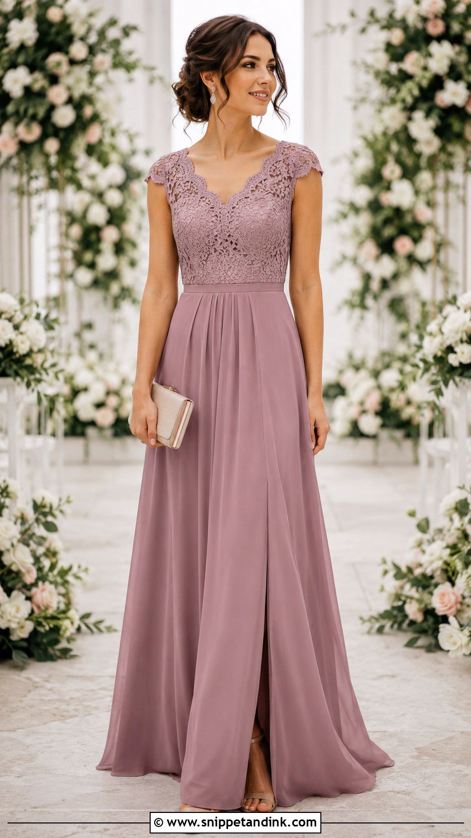Lace Matron Of Honor Dress - Snippet and Ink - 25 Matron of Honor Dresses