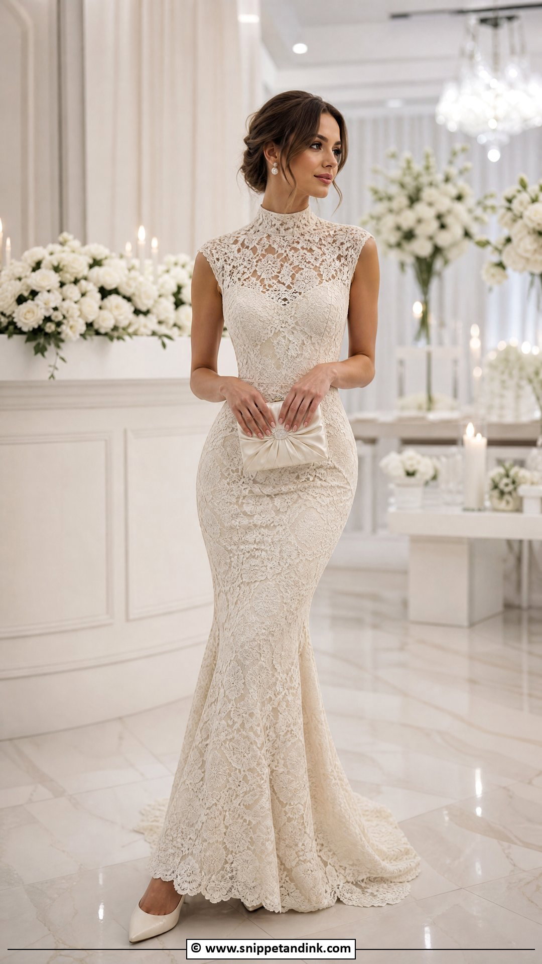 Lace Mermaid Gown For Wedding - Snippet and Ink - 35 Latest Lace Styles for Wedding
