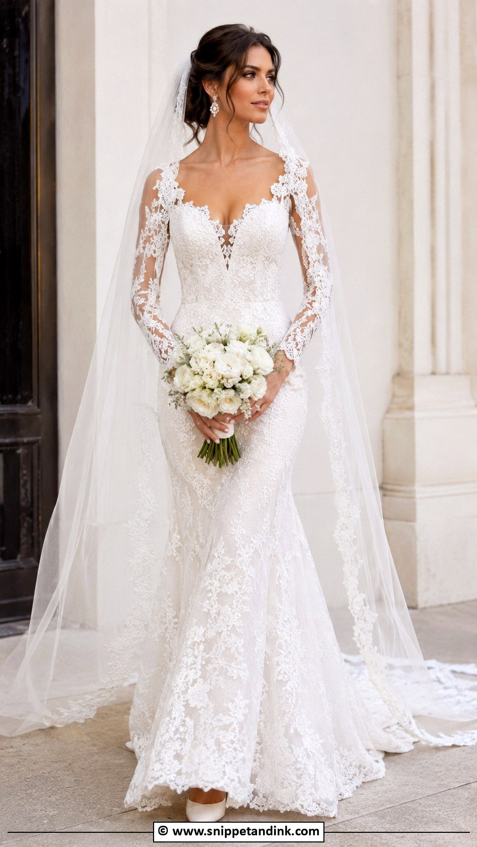 Lace Mermaid Marriage Dress - Snippet and Ink - 25 Marriage Dresses for Women
