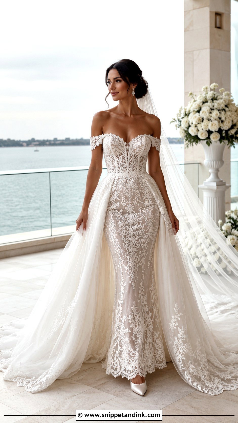 Lace Mermaid Wedding Dress - Snippet and Ink - 20 Amal Clooney Wedding Dress Ideas