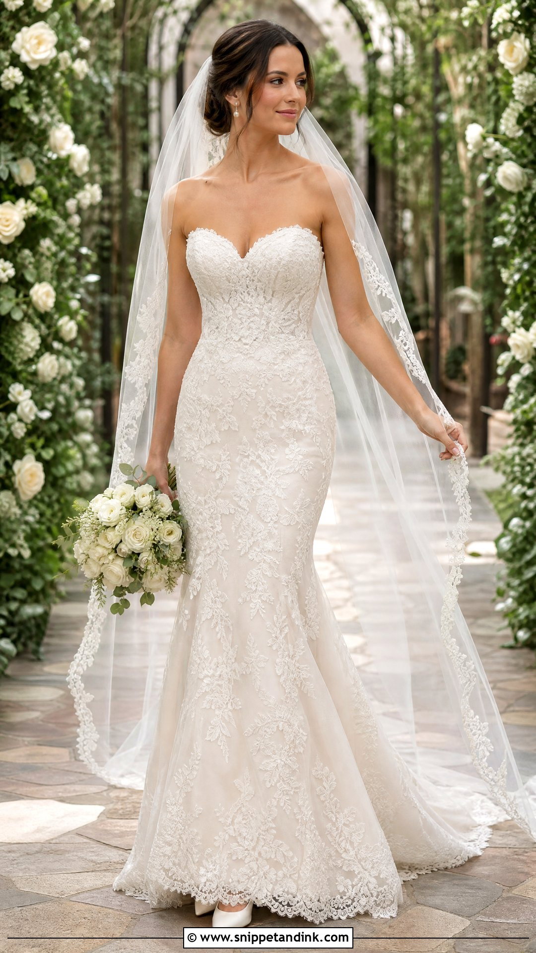 Lace Mermaid Wedding Dress - Snippet and Ink - 20 Dreamy Wedding Dress Mermaid Ideas