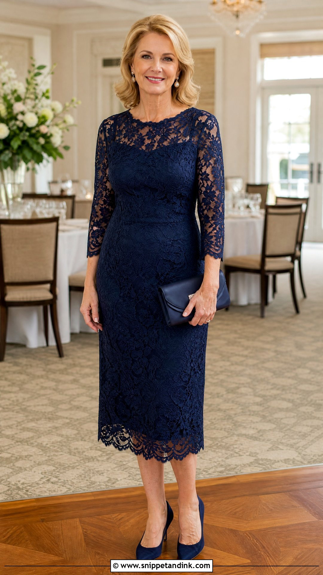 Lace Mother Of The Bride Dress - Snippet and Ink - 25 Mom Wedding Dress Ideas