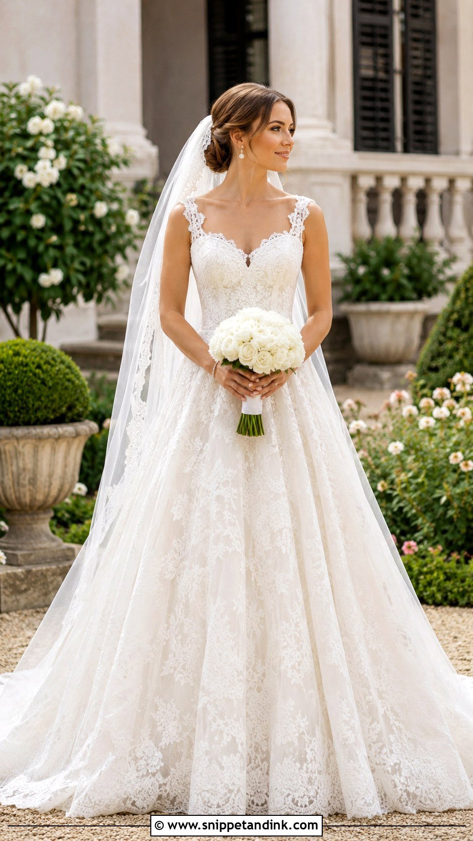 Lace Princess Wedding Dress - Snippet and Ink - 25 Fairytale Wedding Dress Princesses Ideas