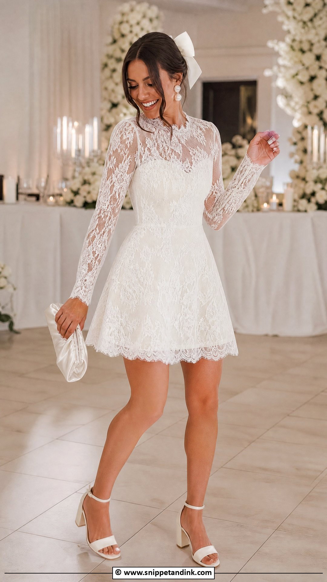 Lace Reception Dress - Snippet and Ink - 35 Lace Styles for Wedding