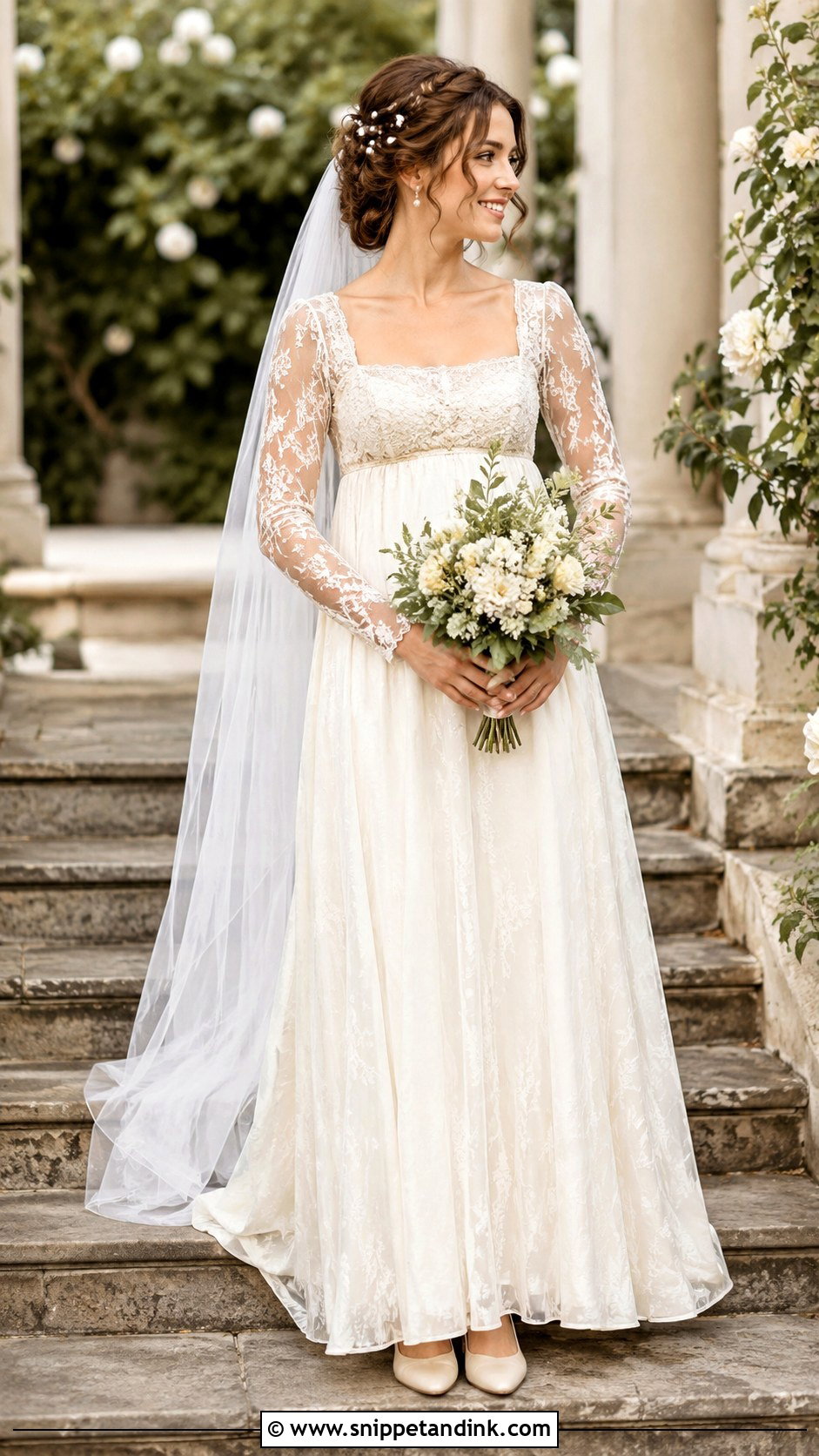 Lace Regency Wedding Dress - Snippet and Ink - 25 Regency Wedding Dress Ideas