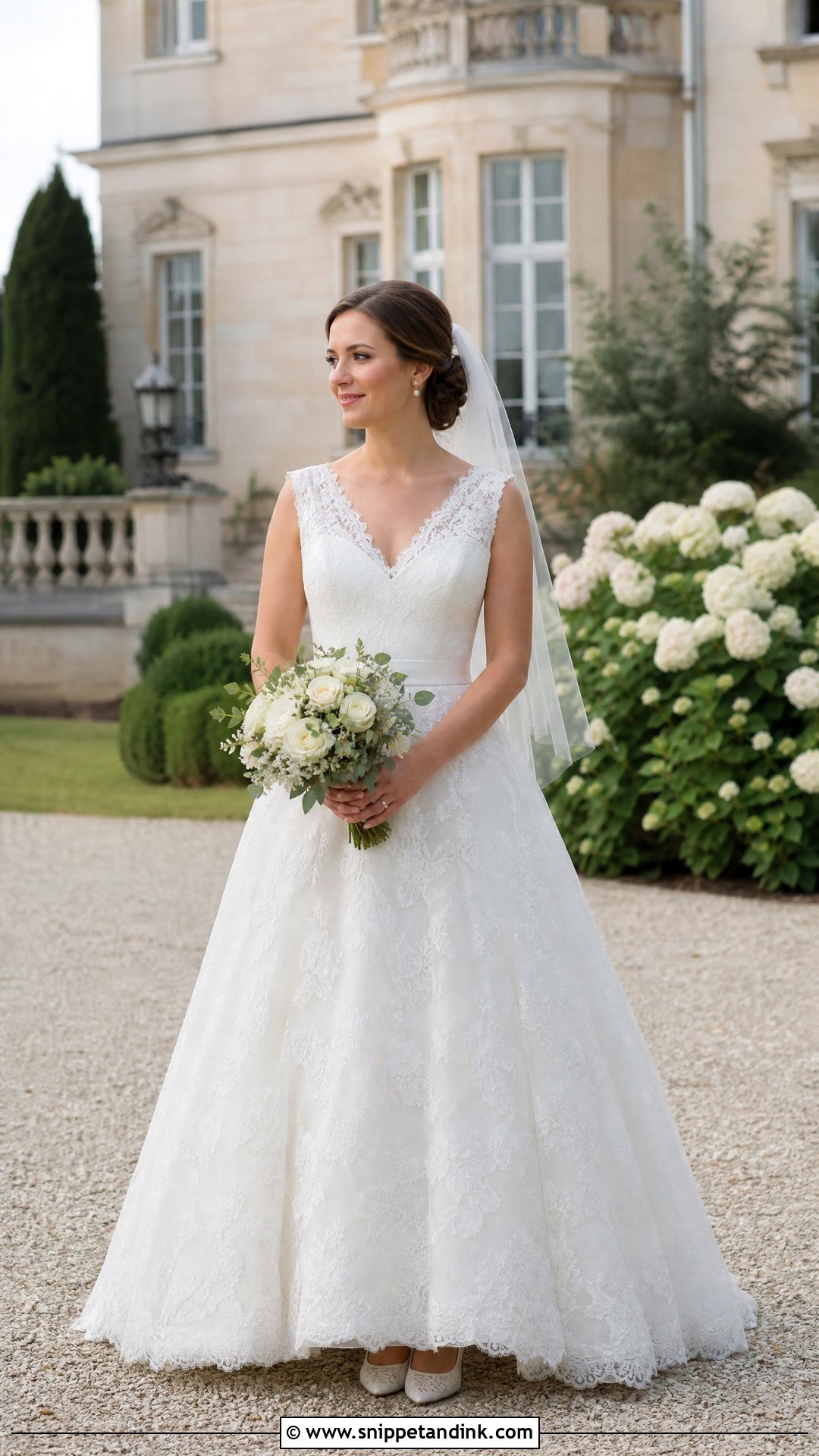 Lace Ribbon Wedding Dress - Snippet and Ink - 20 Ribbon Wedding Dress Ideas