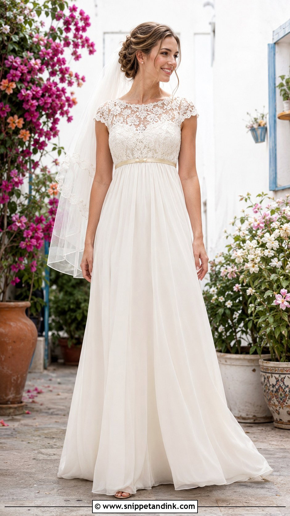 Lace Roman Wedding Dress - Snippet and Ink - 20 Roman Wedding Dress Ideas