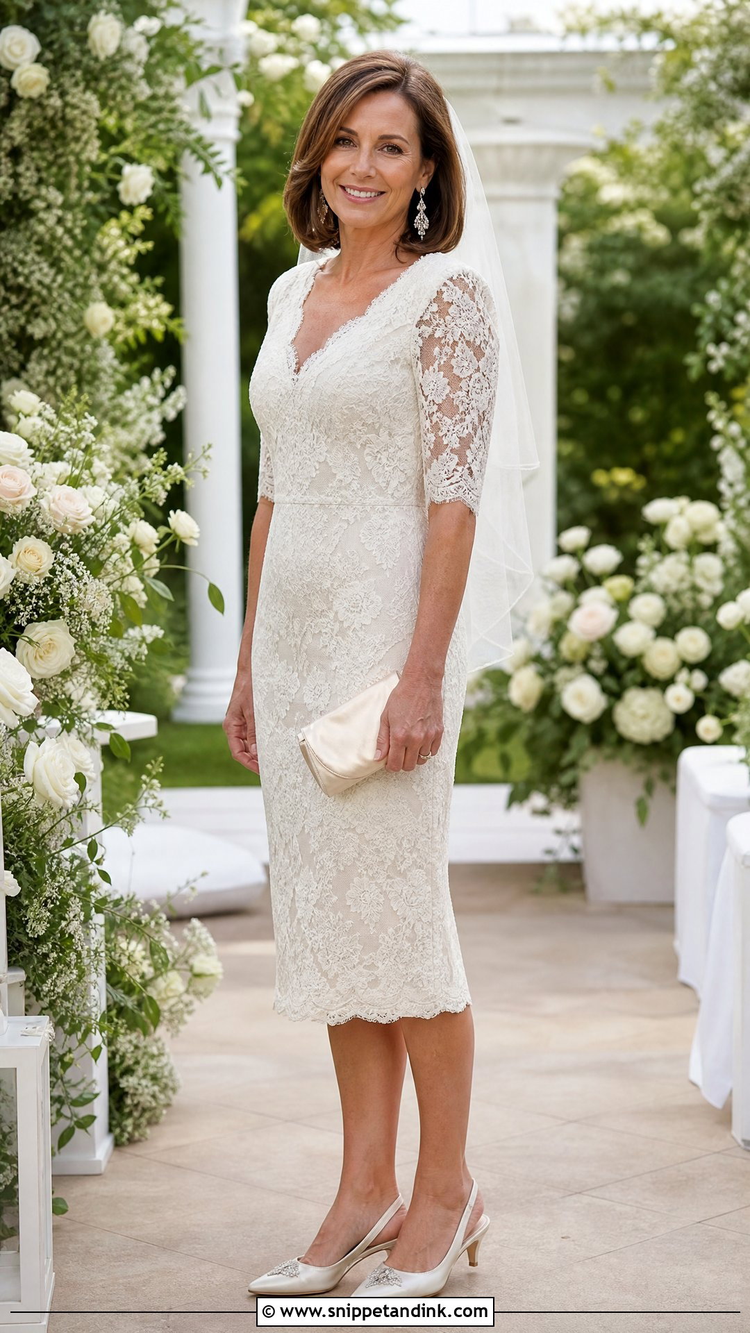 Lace Sheath Wedding Dress - Snippet and Ink - 20 Wedding Dress Over 40 Ideas
