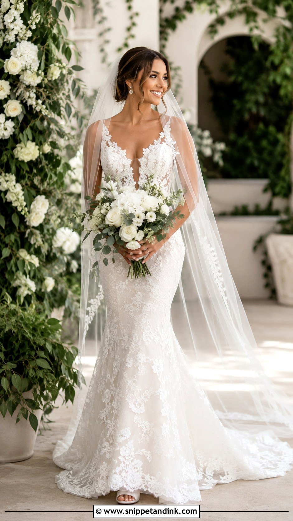 Lace Siren Wedding Dress - Snippet and Ink - 30 Siren Wedding Dress Ideas