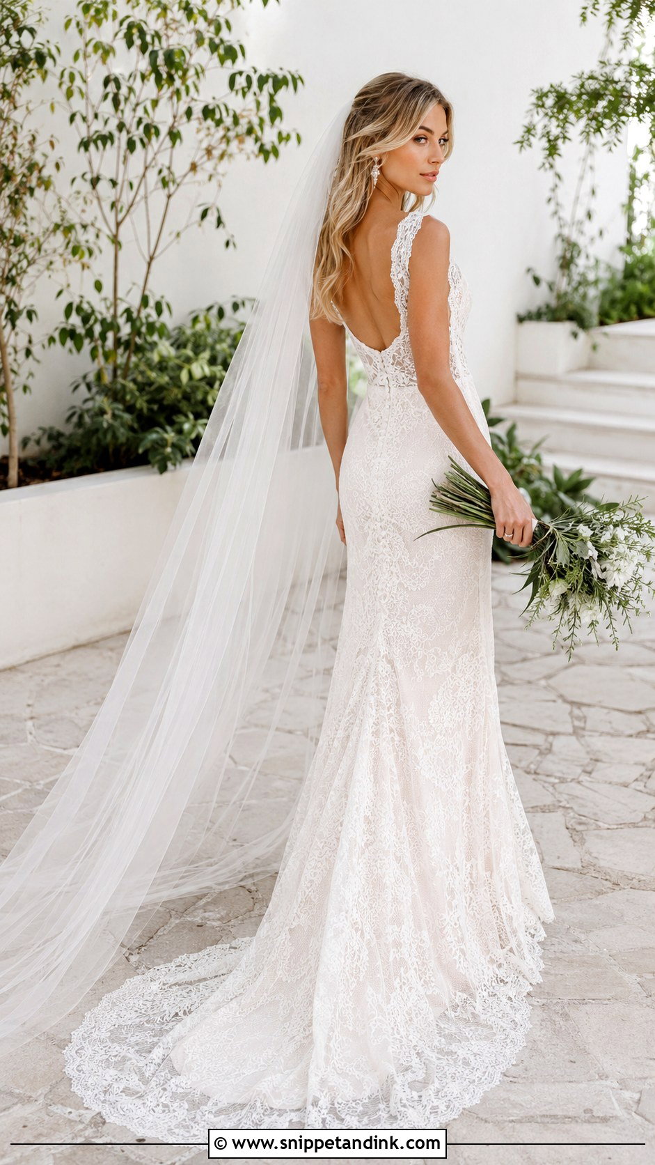 Lace Slip Bohemian Wedding Dress - Snippet and Ink - 20 Bohemian Lace Wedding Dress Ideas
