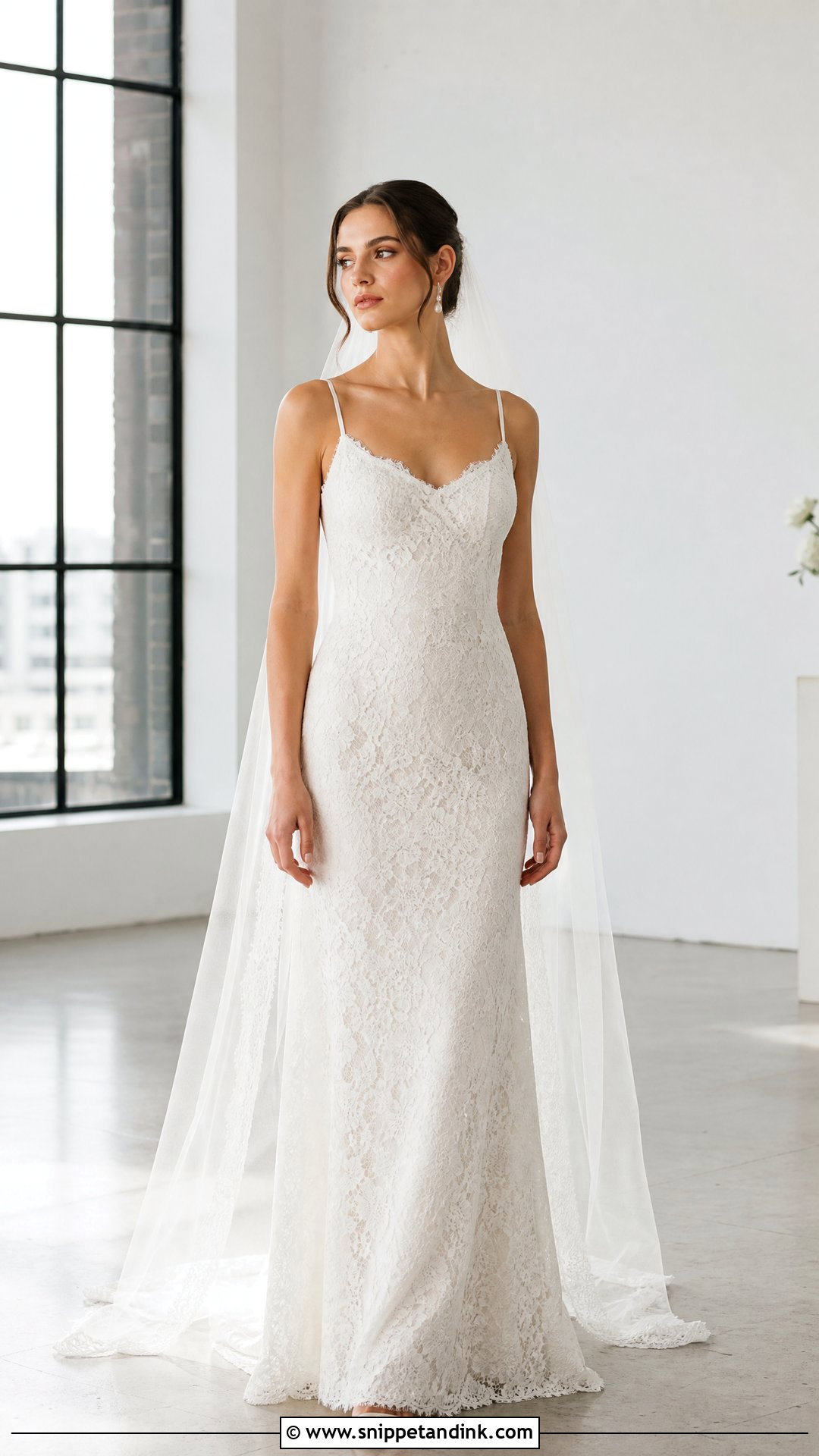 Lace Slip Wedding Dress - Snippet and Ink - 20 Unique Lace Wedding Dress Ideas
