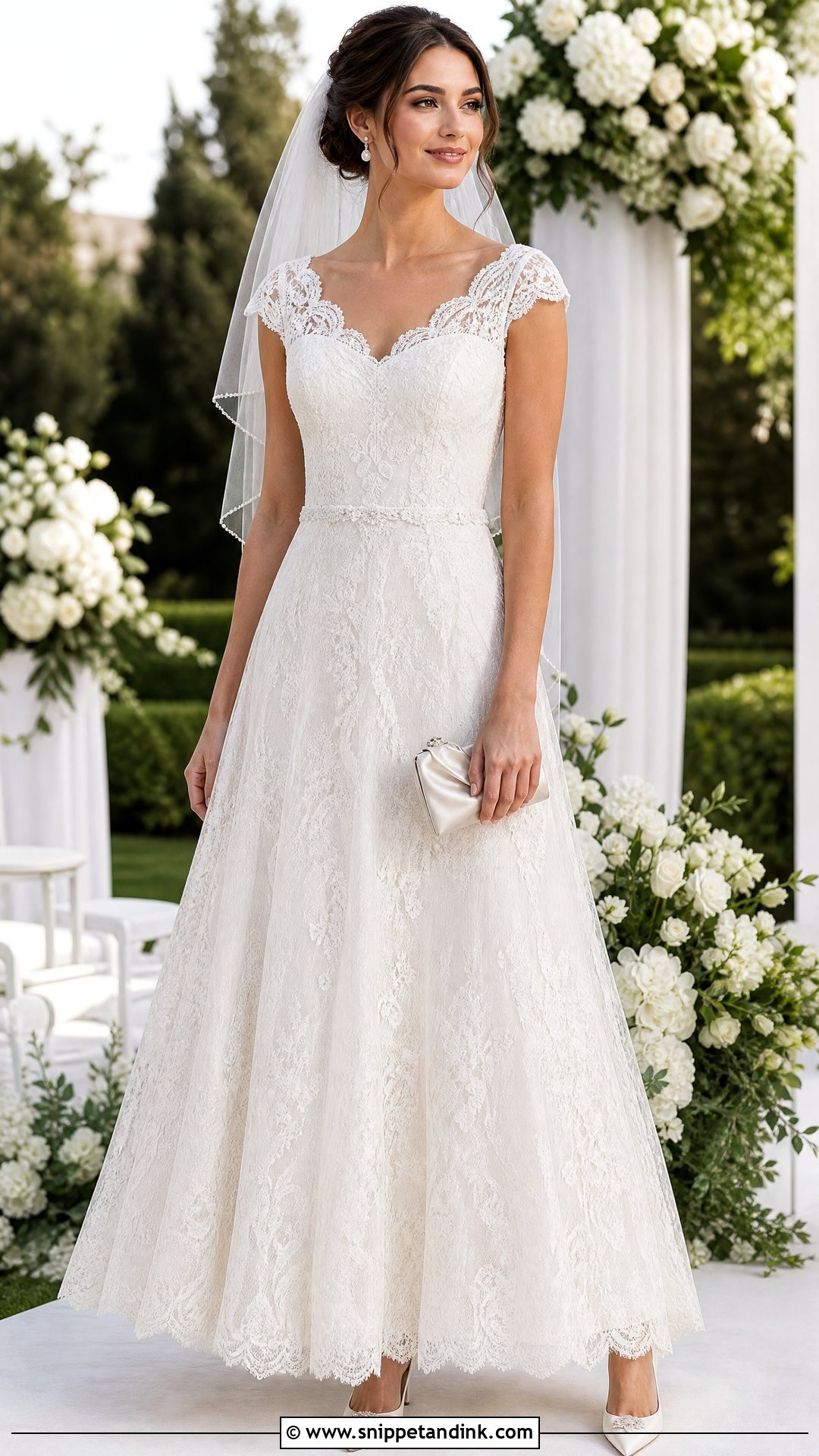Lace Teacup Wedding Dress - Snippet and Ink - 20 Teacup Wedding Dress Ideas