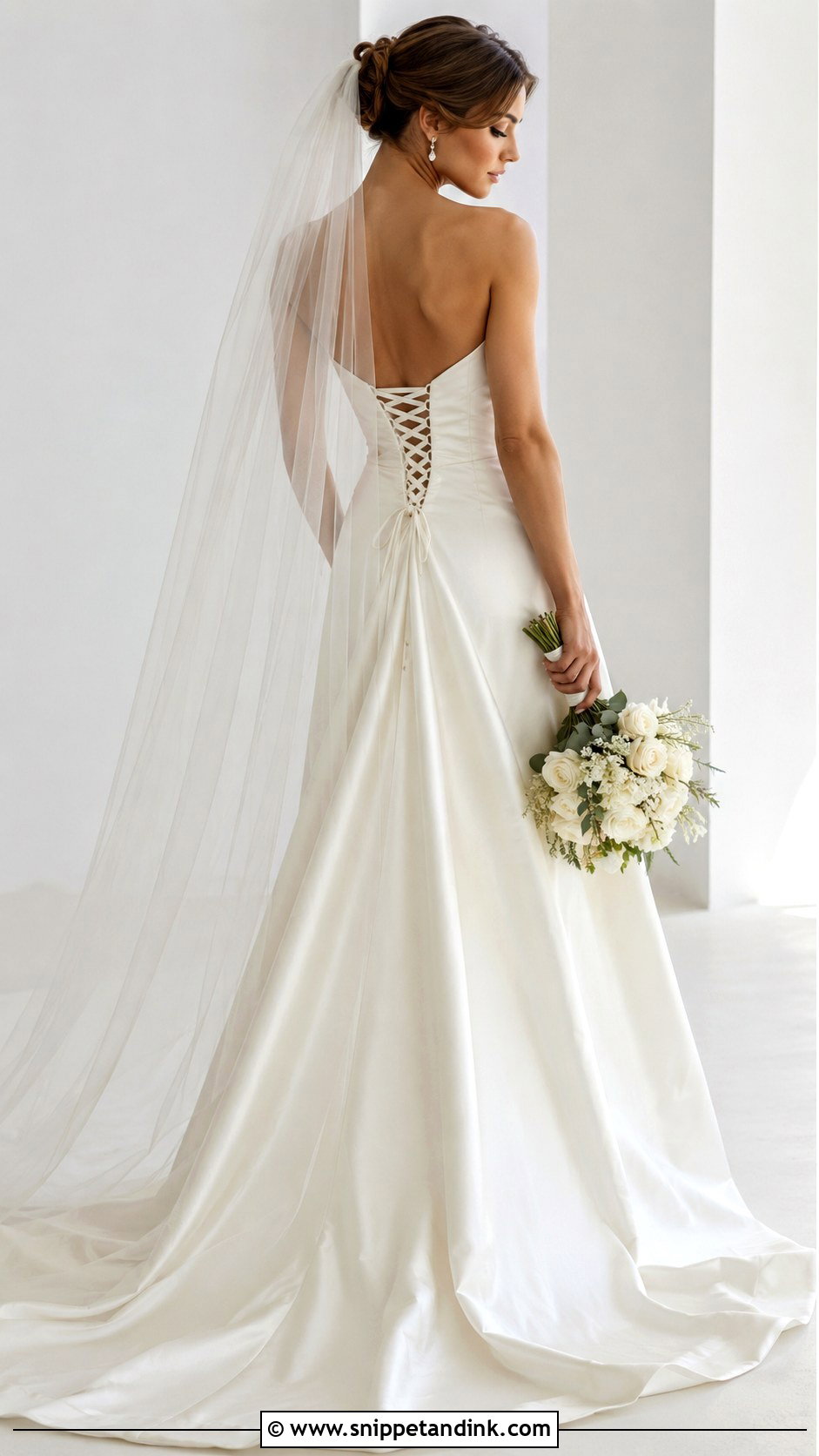 Lace Up Back Wedding Dress - Snippet and Ink - 25 2008 Wedding Dresses