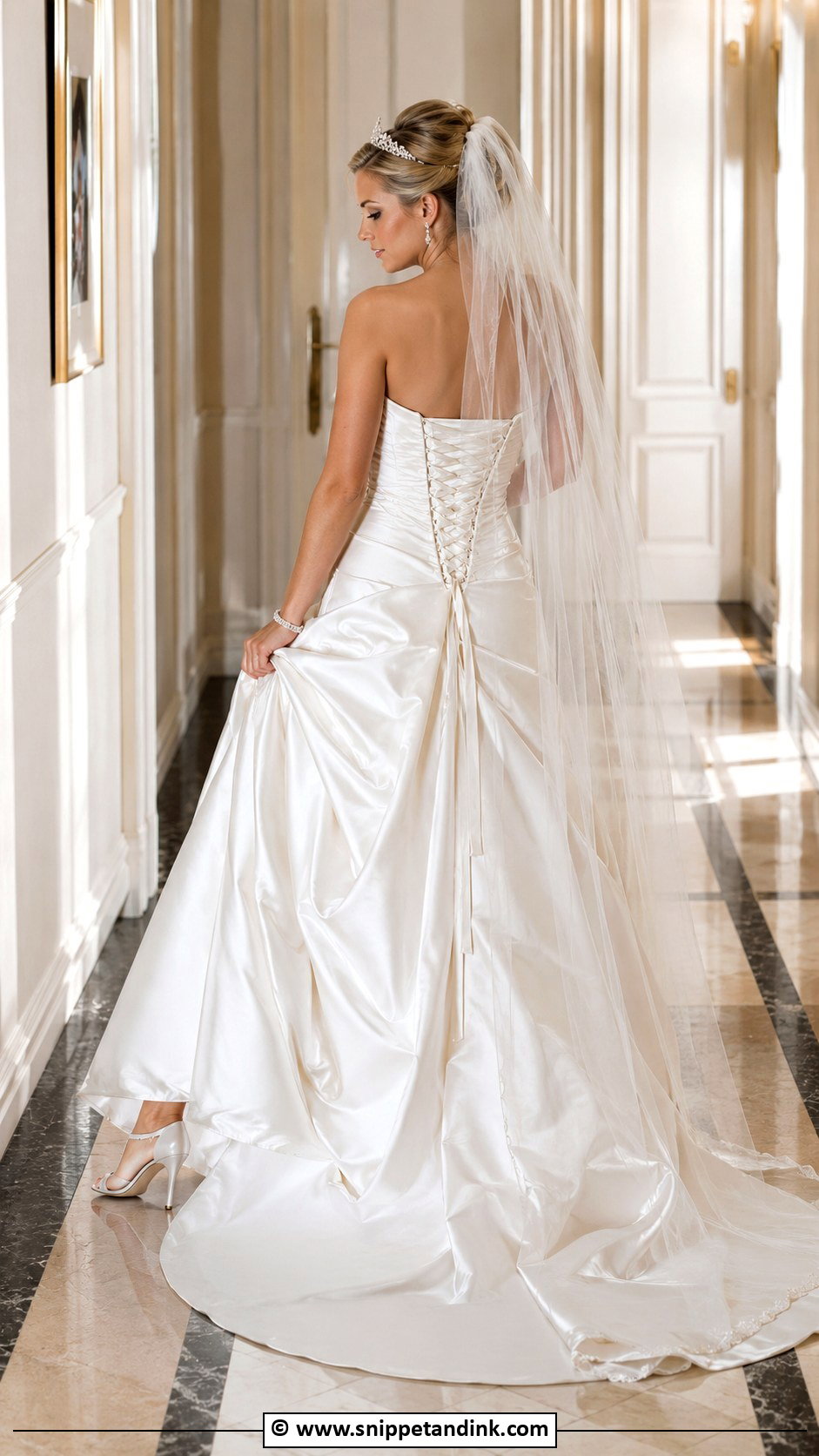 Lace Up Back Wedding Dress - Snippet and Ink - 30 2000s Wedding Dress Ideas
