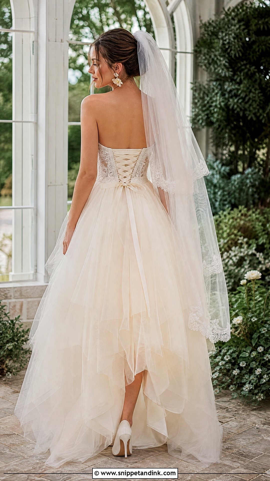 Lace Up Corset Wedding Dress - Snippet and Ink - 25 Revealing Wedding Dress Ideas