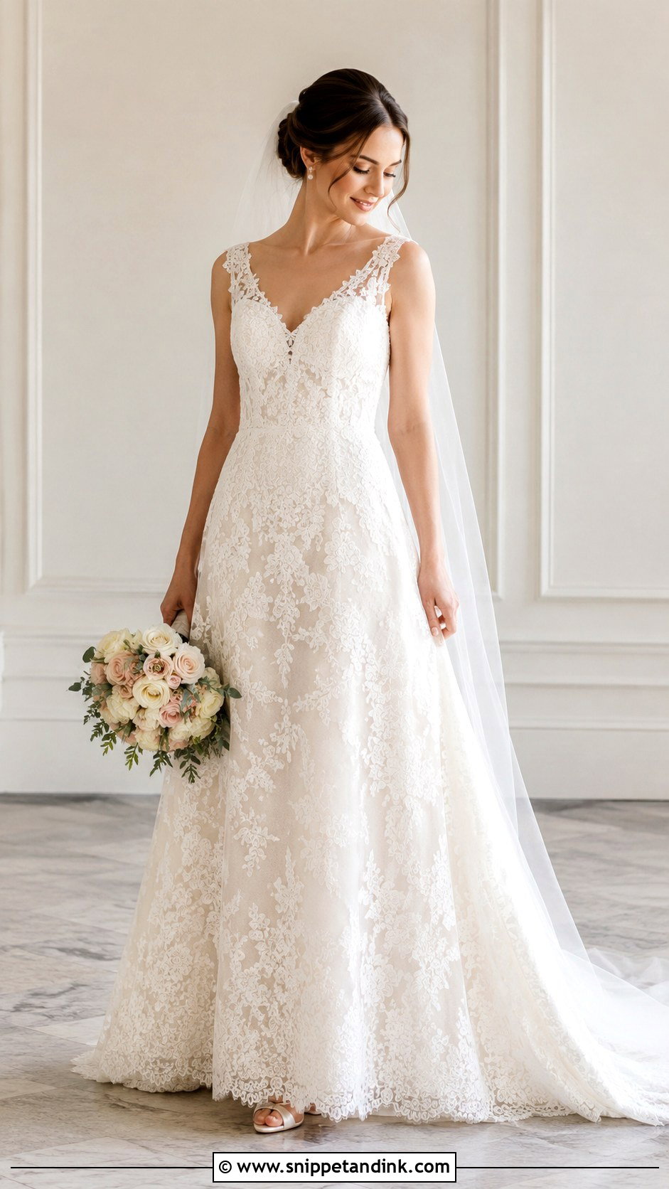 Lace Wedding Dress - Snippet and Ink - 25 Unique Wedding Dress Styles