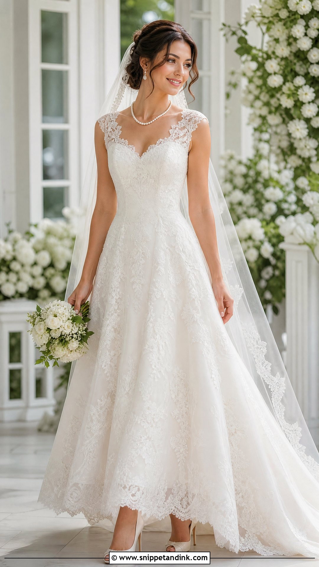 Lace Wedding Dress - Snippet and Ink - 25 Wedding Dresses for Women