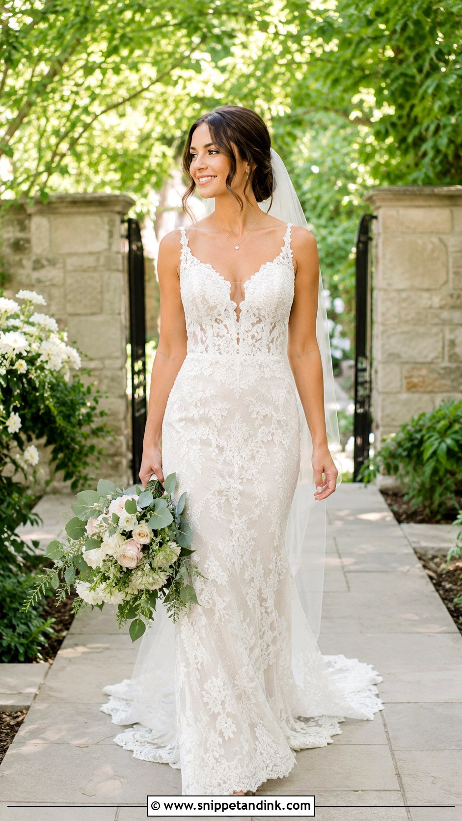 Lace Wedding Dress - Snippet and Ink - 25 Women Wedding Dress Ideas