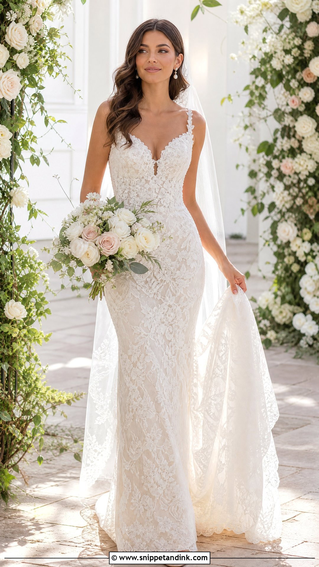 Lace Wedding Dress - Snippet and Ink - 25 Different Wedding Dresses