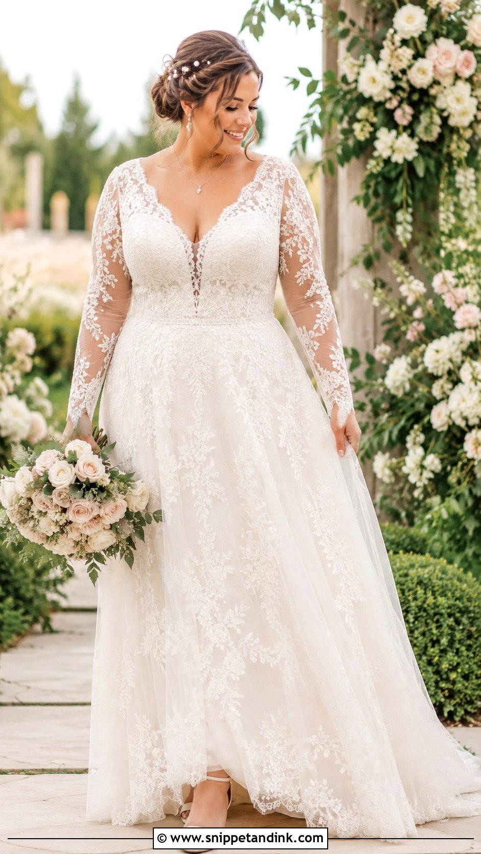 Lace Wedding Dress For Big Bust - Snippet and Ink - 25 Big Bust Wedding Dress Ideas