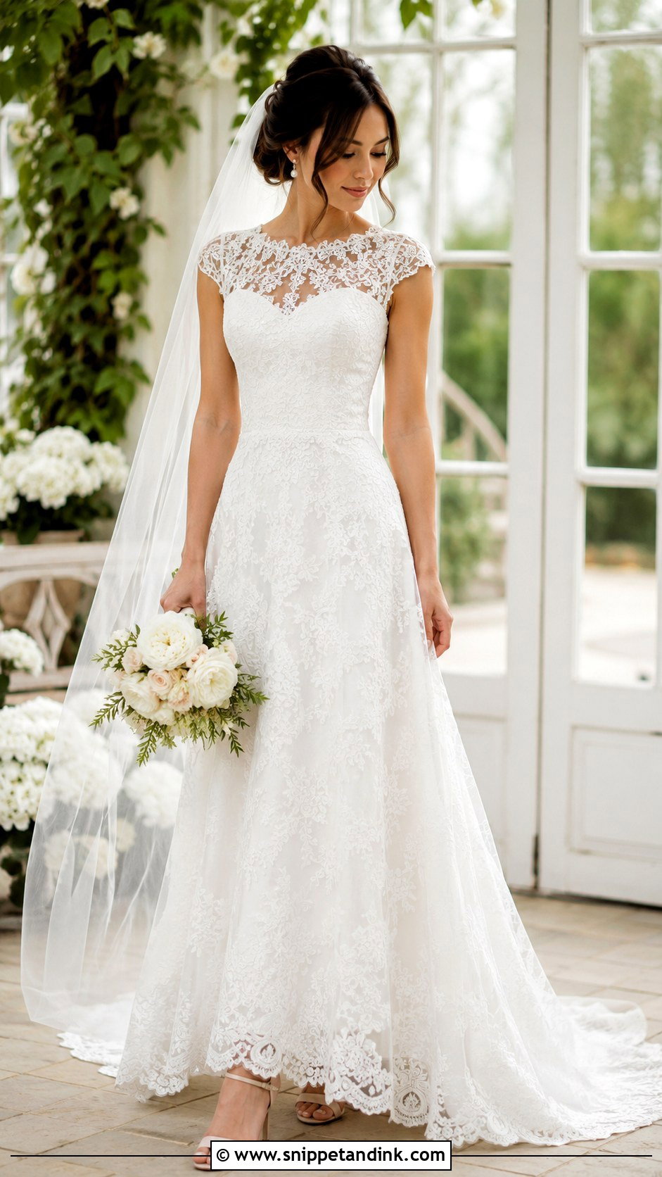 Lace Wedding Dress For Petite Women - Snippet and Ink - 25 Wedding Dresses for Petite Women