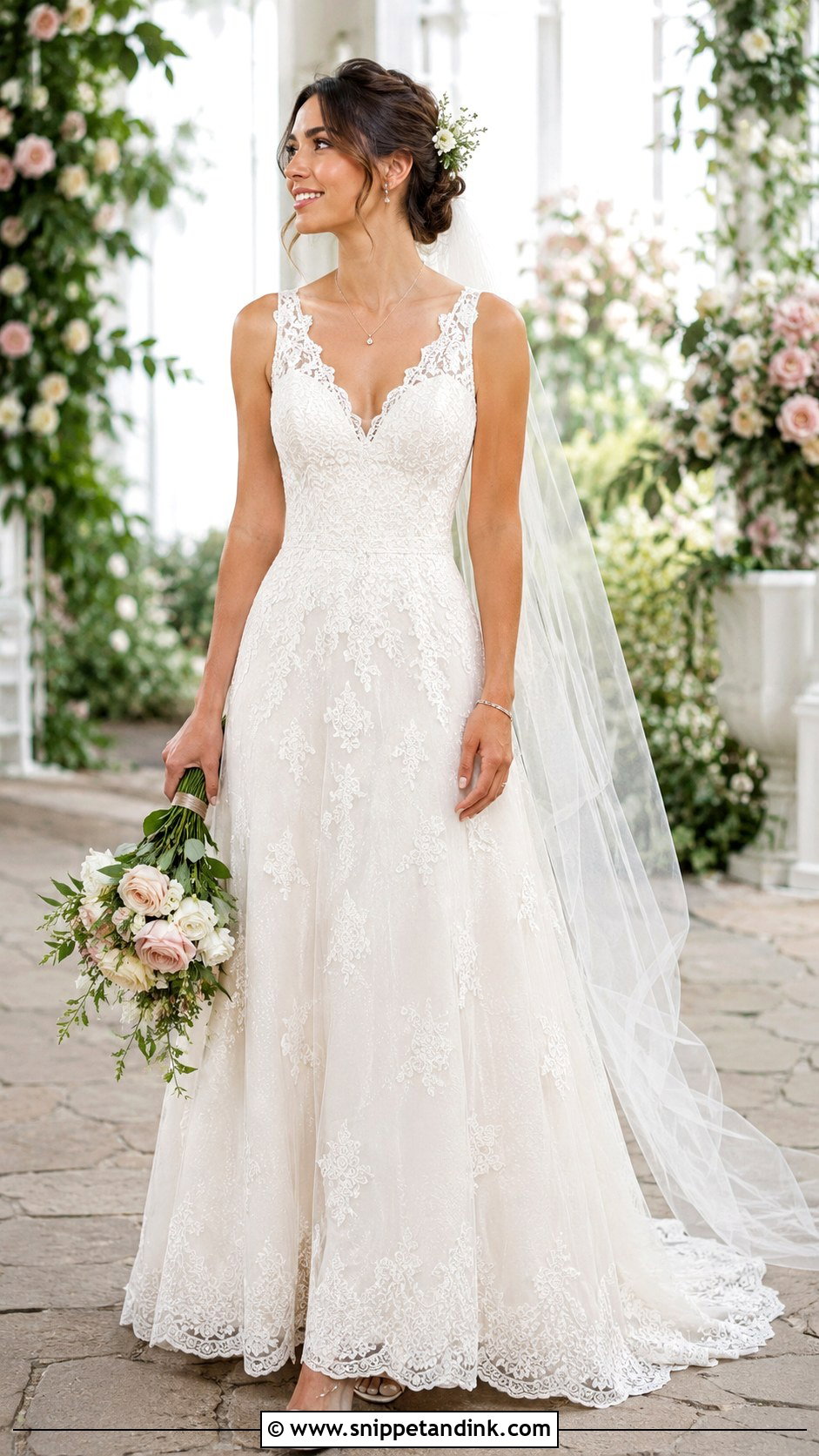 Lace Wedding Dress For Short Brides - Snippet and Ink - 30 Wedding Dresses for Short Brides