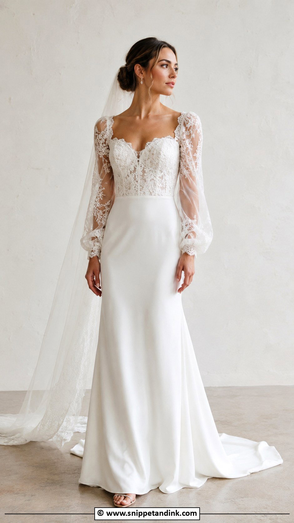Lace Wedding Dress With Detachable Sleeves - Snippet and Ink - 30 Lace Wedding Dress with Sleeves