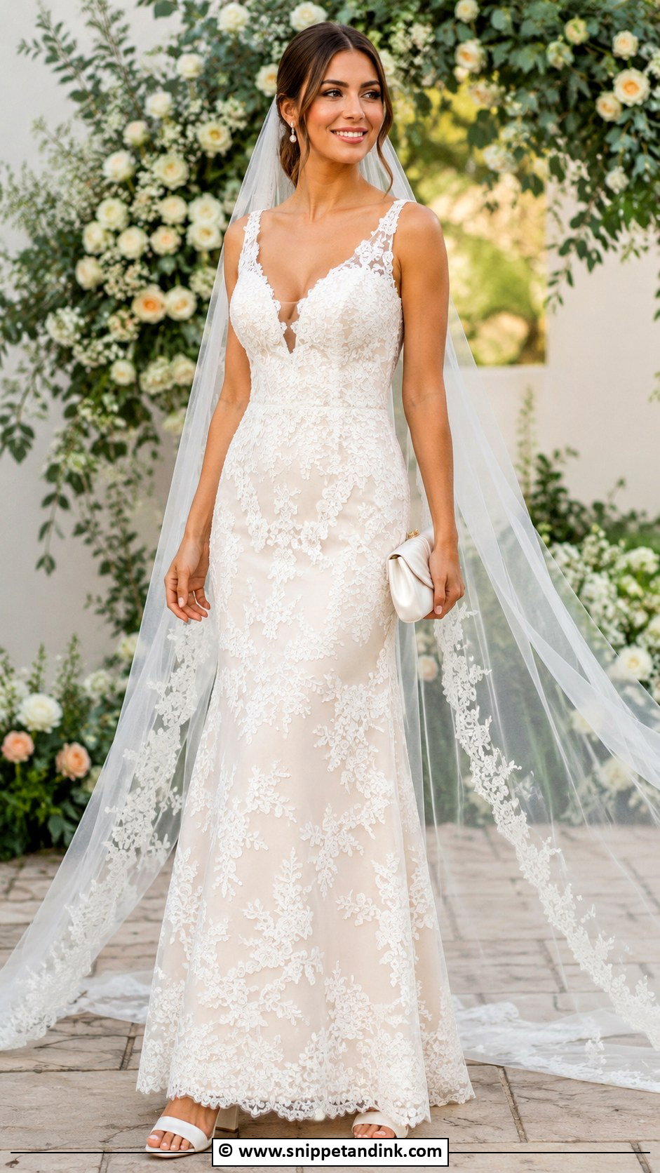 Lace Wedding Dress - Snippet and Ink - 25 Trendy Wedding Dresses
