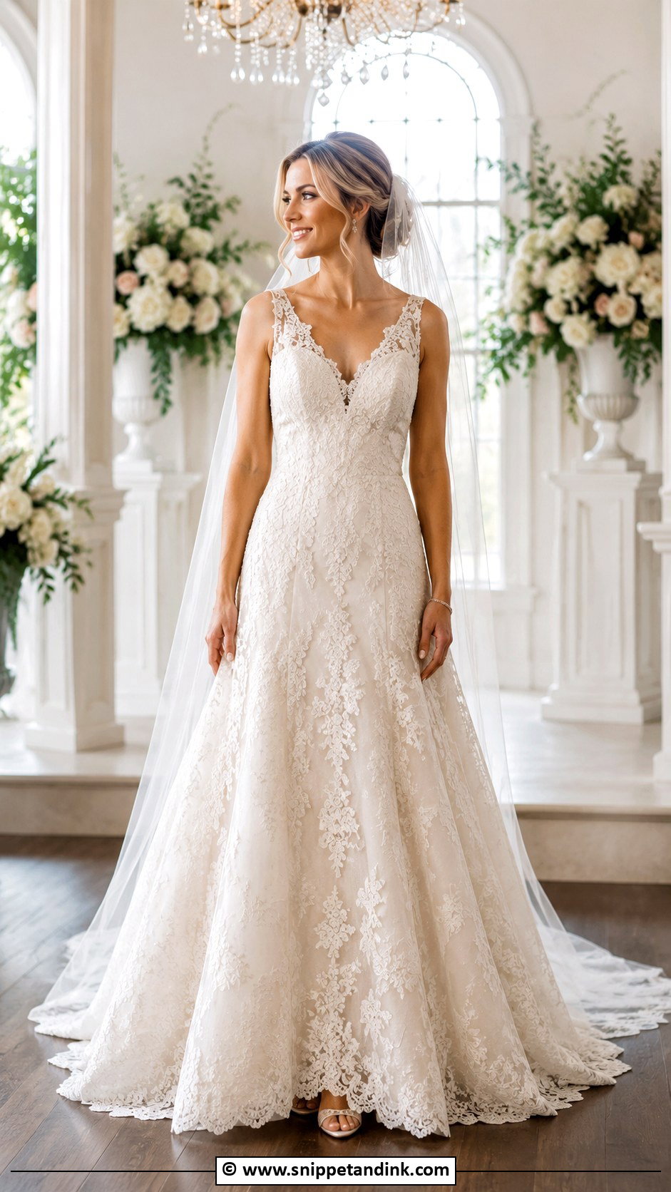 Lace Wedding Gown Marriage Outfit - Snippet and Ink - 30 Marriage Outfits for Women
