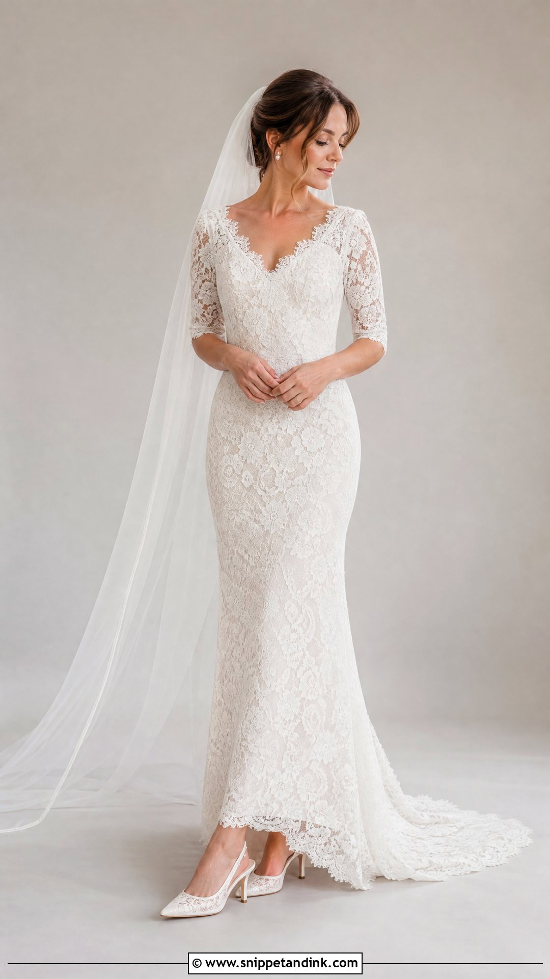 Lace Wedding High Heels - Snippet and Ink - 25 Wedding High Heels Ideas