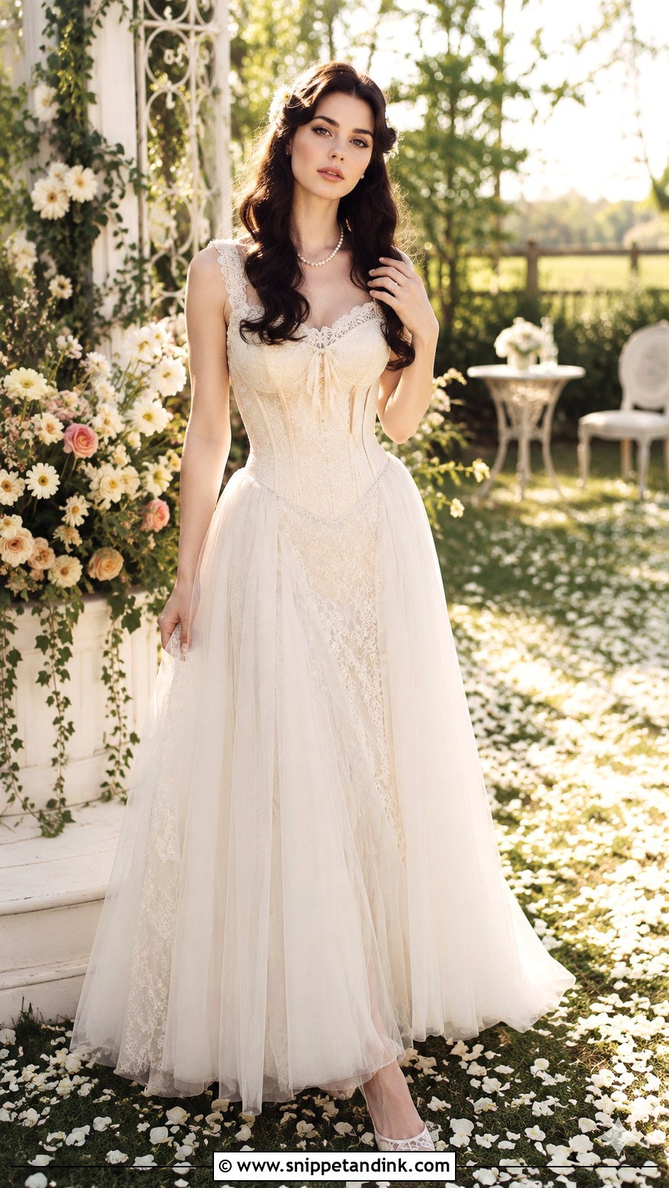 Lana Del Rey Corset Wedding Dress - Snippet and Ink - 25 Lana Del Rey Wedding Dress Ideas