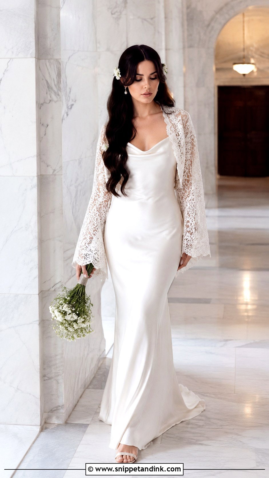 Lana Del Rey Satin Slip Wedding Dress - Snippet and Ink - 25 Lana Del Rey Wedding Dress Ideas